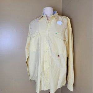Vintage Tommy Hilfiger dress shirt, size XL. Embroidered.